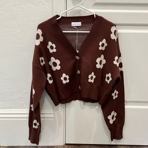 NEW Isalis Daisy Knit Cardigan: Small